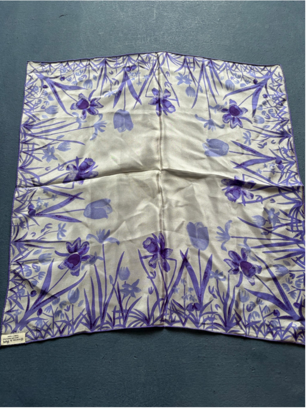 Vintage Vera Neumann Silk Scarf - Picture 7 of 8